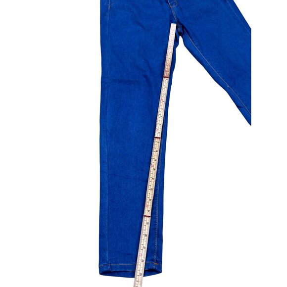 Womens Wax Jean "Butt I Love You" Blue Skinny Jeans Size 11 - Picture 5 of 14